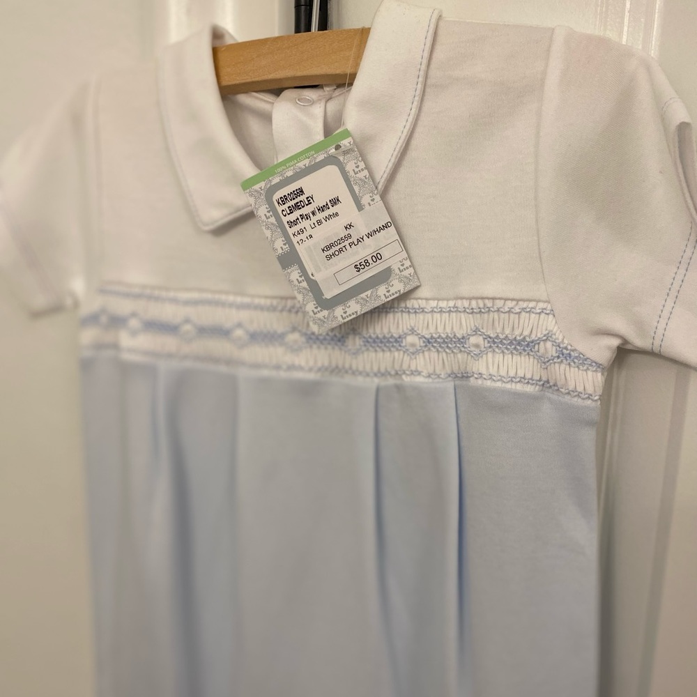 Brand new with tags - Kissy Kissy Boys Onesie. Adorable!